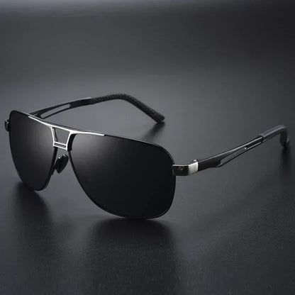 Top Quality Square Retro Photochromic Aluminum Sunglasses Men Polarized Driving Women Sun Glasses For Men Brown Oculos de sol