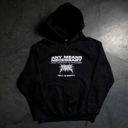 Hell is Empty Zip Up Hoodie