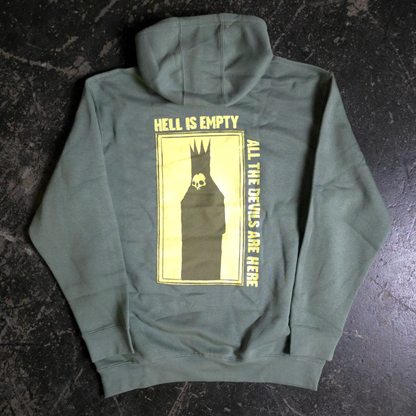 Hell is Empty Pullover Hoodie Sage