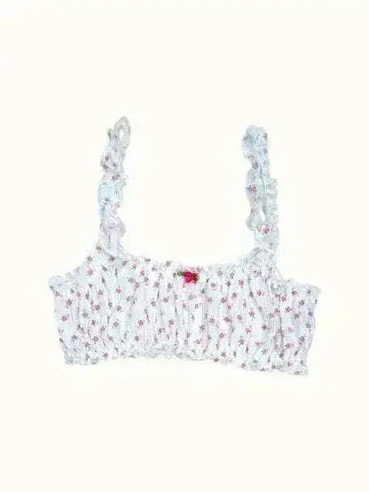 Romantic Floral Pointelle Bralette