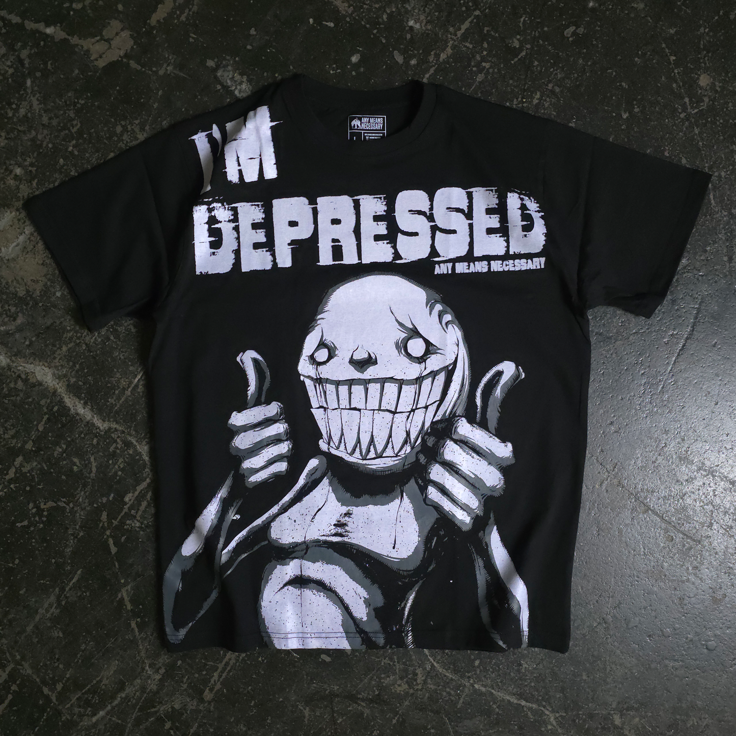 I'm Depressed T-Shirt Black