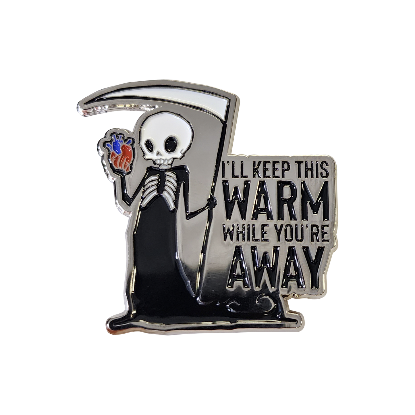 Keep This Warm Enamel Pin