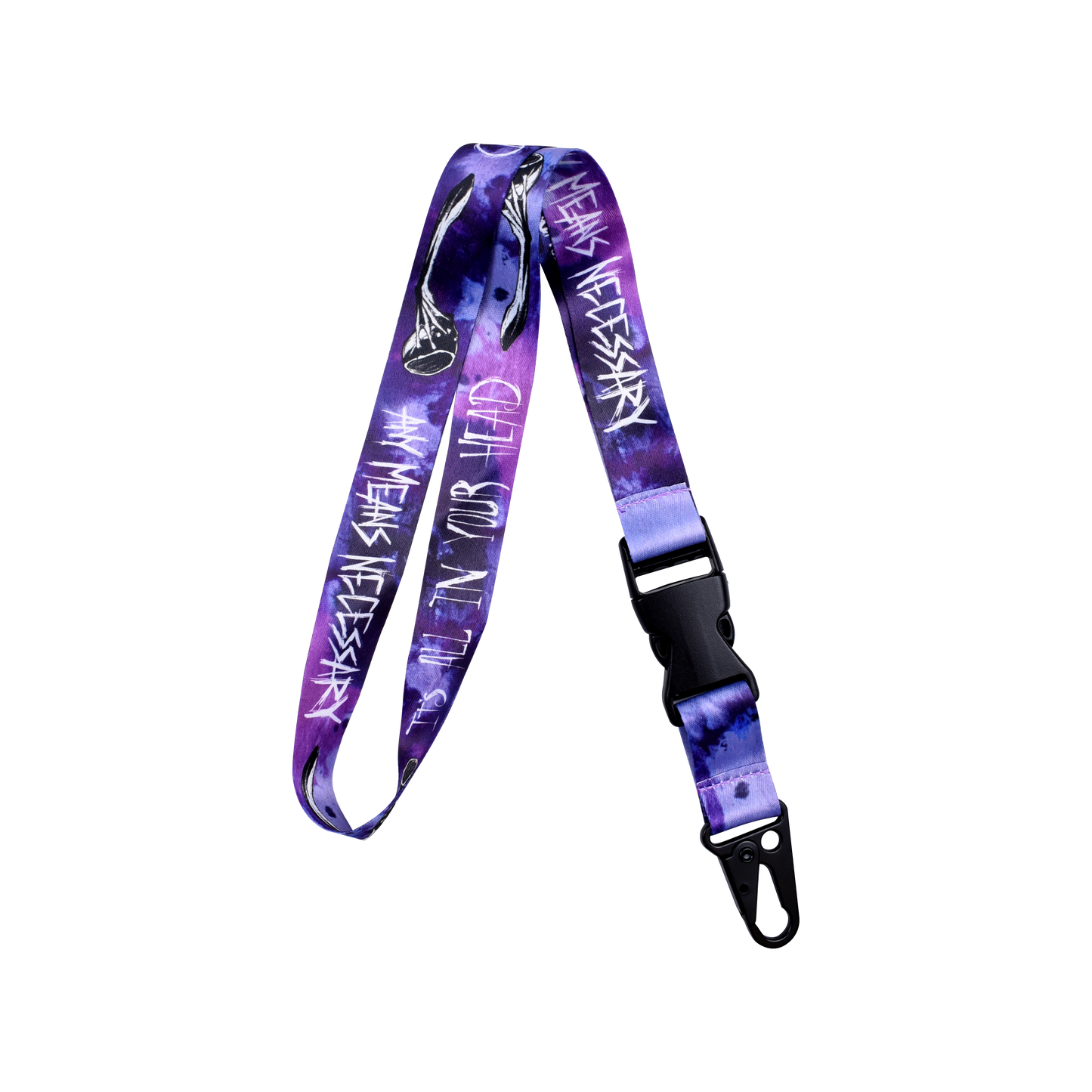 It's All In Your Head Lanyard Purple