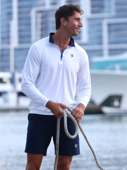Long Beach Quarter Zip Ultra Soft Lightweight