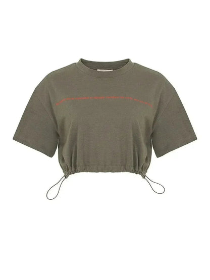 Round Neck Crop Top