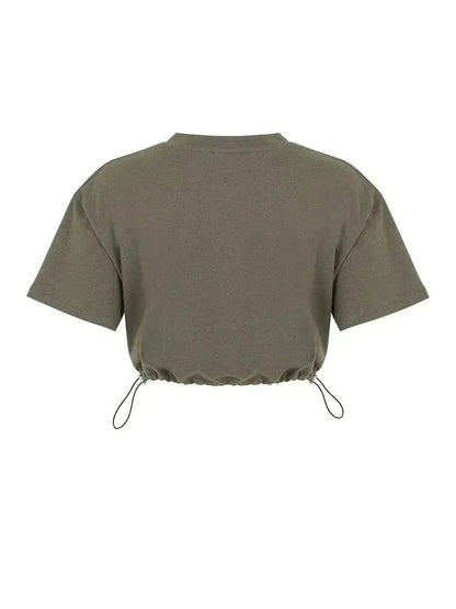 Round Neck Crop Top