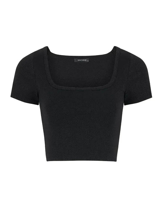 Square Neck Crop Top