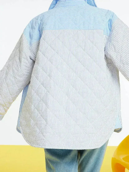 Quilted Oversized Shirt Jacket