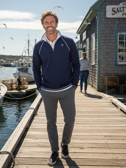 New Harbor Quarter Zip Effortless Comfort