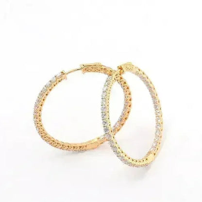 Personalized Big Diameter Earrings – Luxury Statement Jewelry