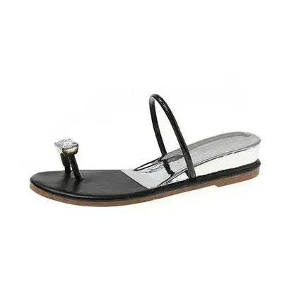 Rhinestone Beach Flip Flops - Glam Sandals | Femstylo