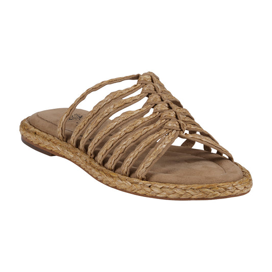 Women's Phoenix Natural Espadrille Strappy Flat Sandals