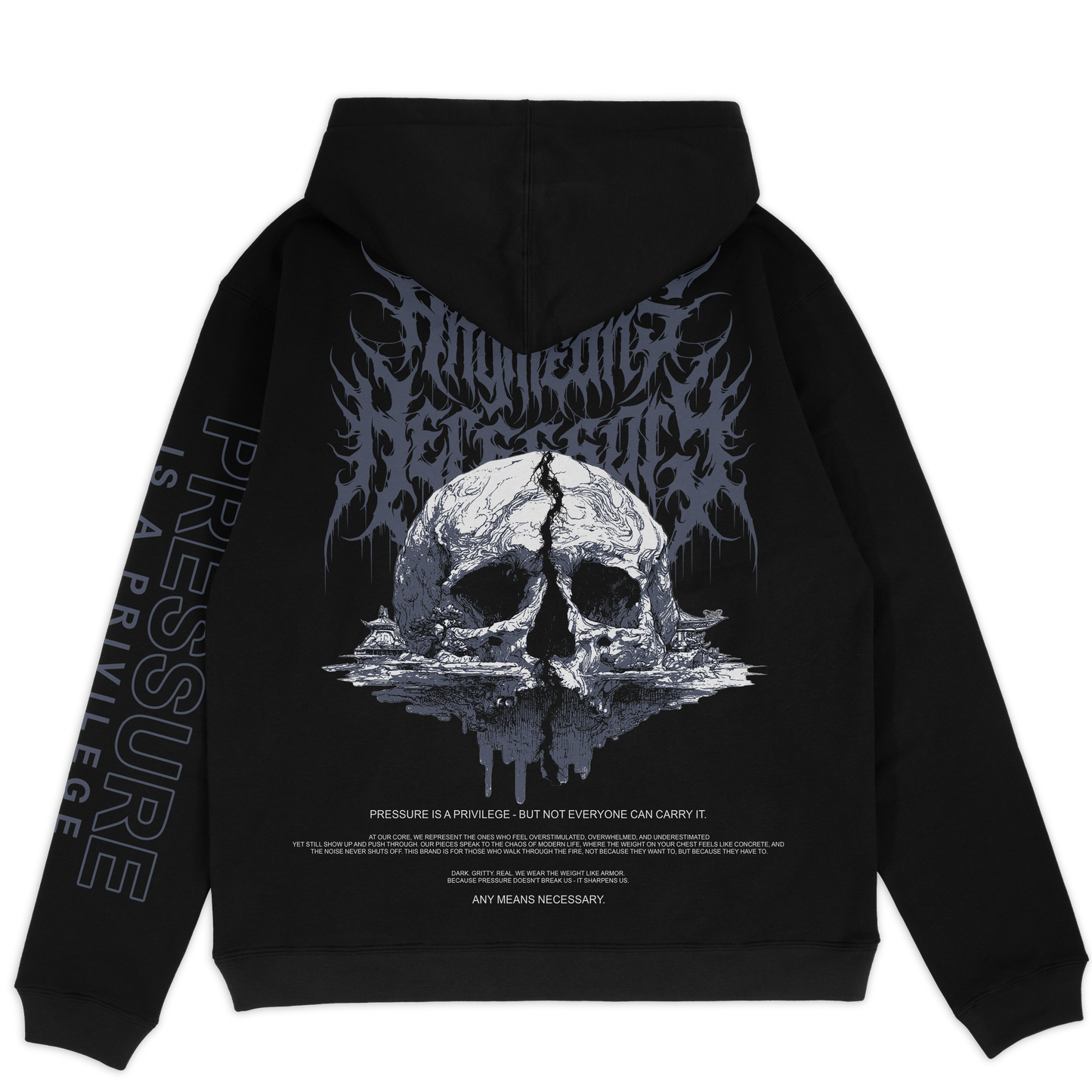 Pressure Pullover Hoodie Black