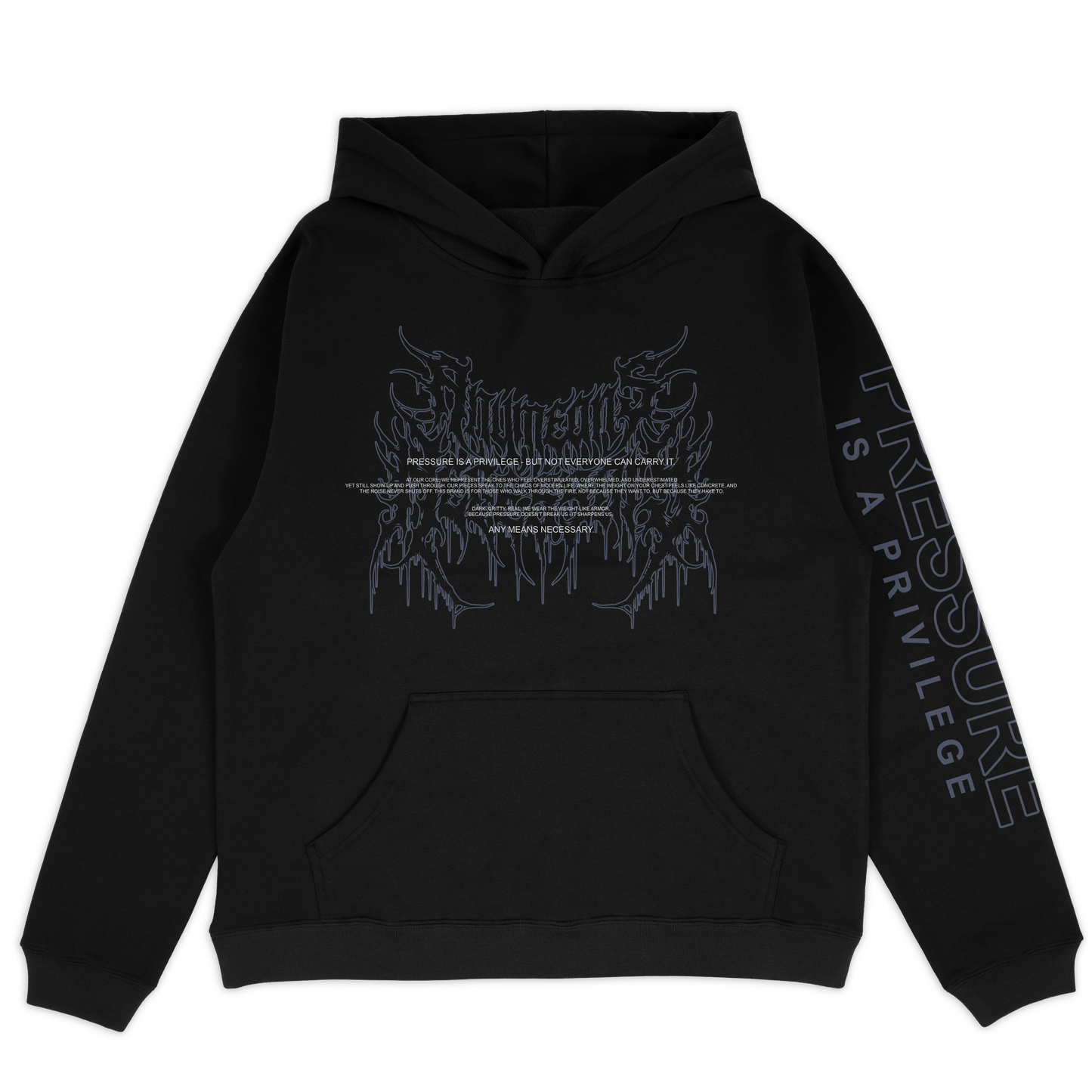 Pressure Pullover Hoodie Black
