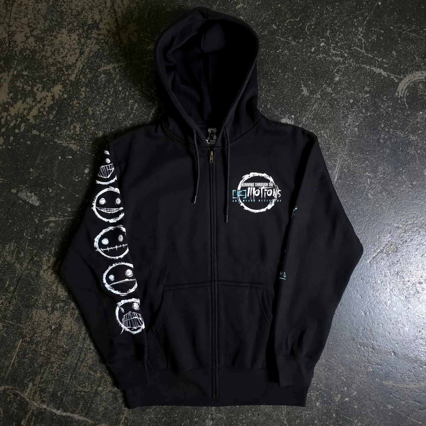 Running Emotions Zip Up Hoodie