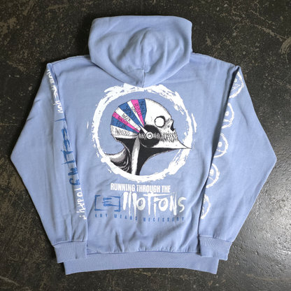 Running Emotions Pullover Hoodie Grape