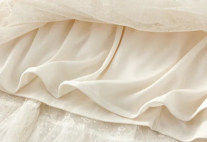 Women's High Waisted Slimming Sand Cake Skirt, Half Skirt, High-End Feeling Gauze, Long Skirt, Summer, , 2025 Hundred fold skirt