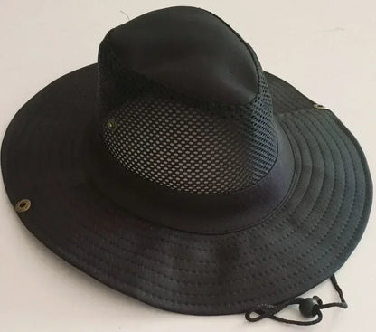 Summer Mesh Fishing Hat Outdoor Breathable Casual Cool Hat Mountaineering Sun Fisherman Hat (7  Colors)