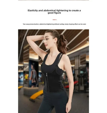 Ladies Lingerie Hree Row Buckle Zipper Bodice Women's Corset Put Away Abdomen Appearing Thin  Breathable Comfortable Lingerie