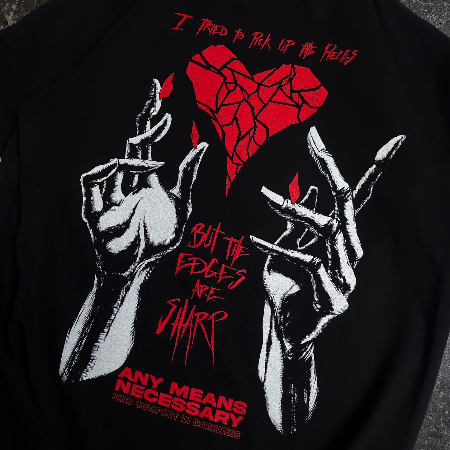 Sharp Edges T-Shirt Black