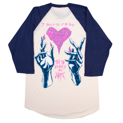Sharp Edges 3/4 Sleeve T-Shirt