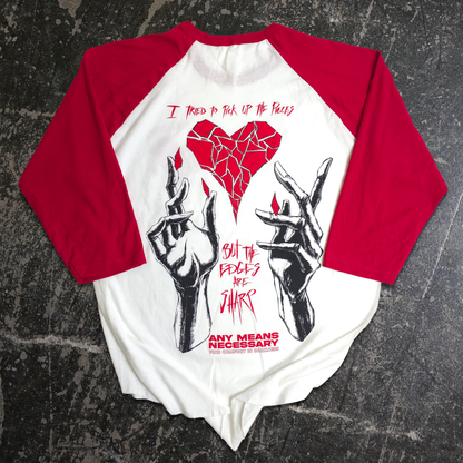 Sharp Edges 3/4 Sleeve T-Shirt