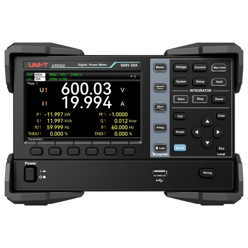 UTE323G 3-Ch High-Precision Digital Power Meter with GPIB