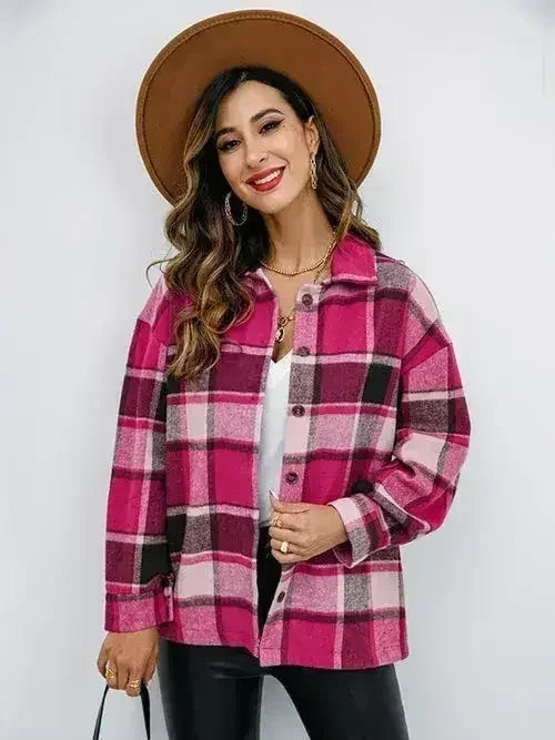 Pumpkin Spice Button-Down Jacket