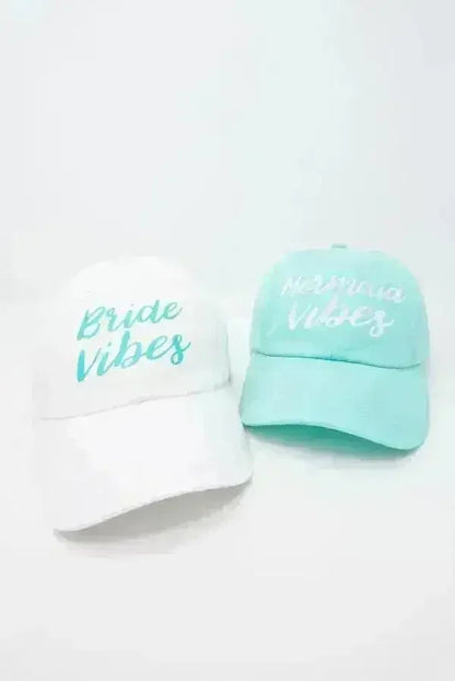 Mermaid Vibes | Bride Vibes - Bachelorette Party Dad Hats