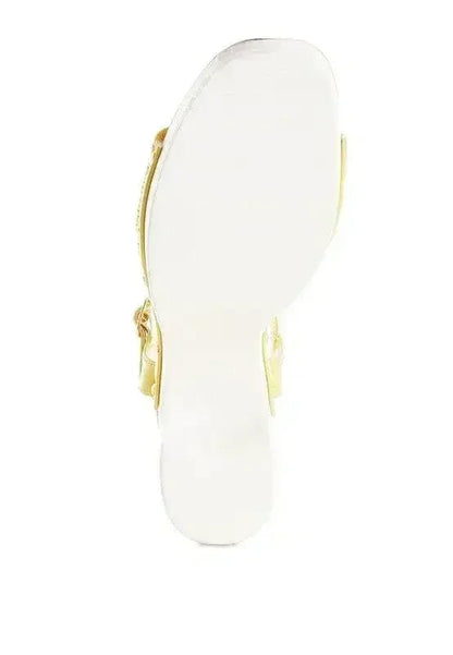 Mazaro Raffia Chunky Sandals