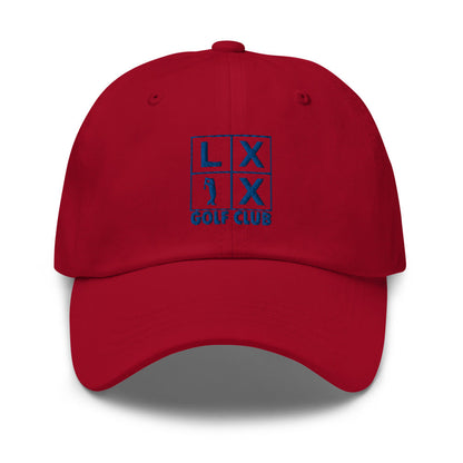 Four Box Logo Dad Hat - Blue Logo