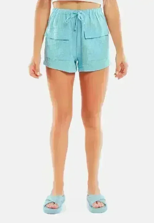 Drawstring Summer Shorts | Lightweight Beach Loungewear -  Femstylo