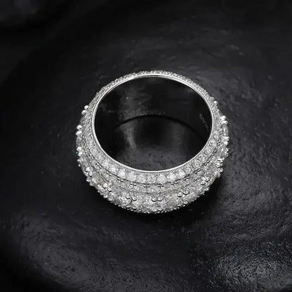 LuxeJewels™ - S925 Sterling Silver Mosonite Ring