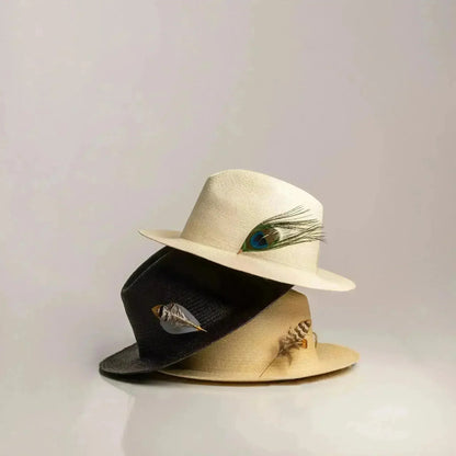 Handwoven Panama Hat - Ecuadorian Fino Straw Fedora - Unisex Luxury