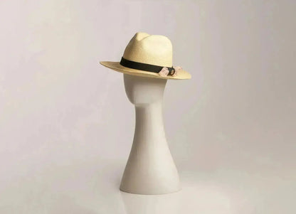 Handwoven Panama Hat - Ecuadorian Fino Straw Fedora - Unisex Luxury