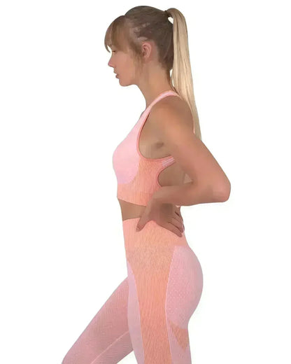 Trois Seamless Sports Bra - Pink