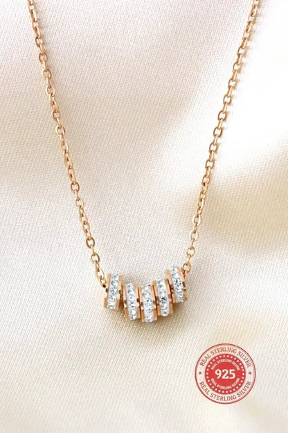 Sunflower Huggie Earrings - 18K Rose Gold & CZ | Femstylo