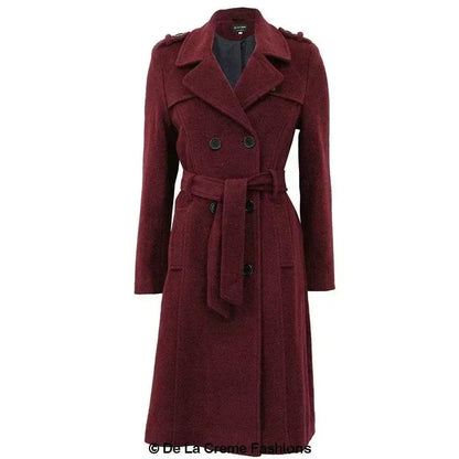 Wool Cashmere Military Coat - British Made | Femstylo