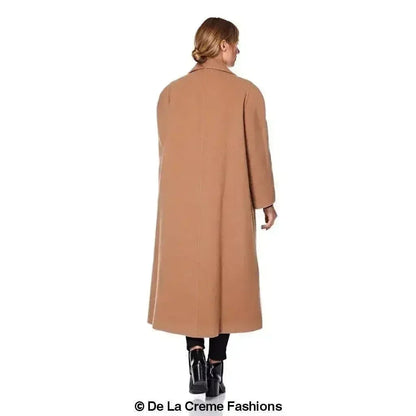 Plus Size Wool Cashmere Coat - Curve Inclusive | Femstylo