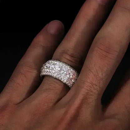 LuxeJewels™ - S925 Sterling Silver Mosonite Ring