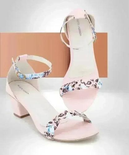 Women Pink Heels Sandal