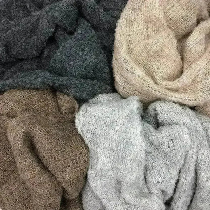 Charcoal Ultra Plush Alpaca Scarf