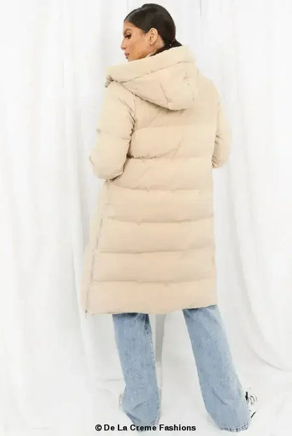 Hooded Longline Puffer Coat