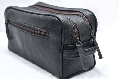 The Twin Section Toiletry- Black