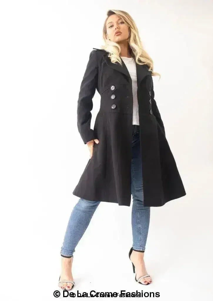 Kirsty Slim Fit A-Line Coat