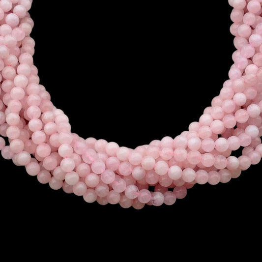 Morganite Round 6mm 8mm
