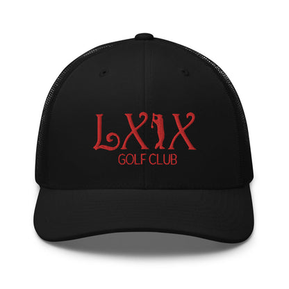 Curve Logo Trucker Cap - Red Logo