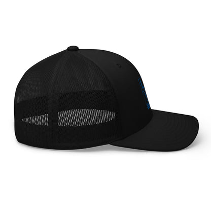 Four Box Logo Trucker Cap - Blue Logo