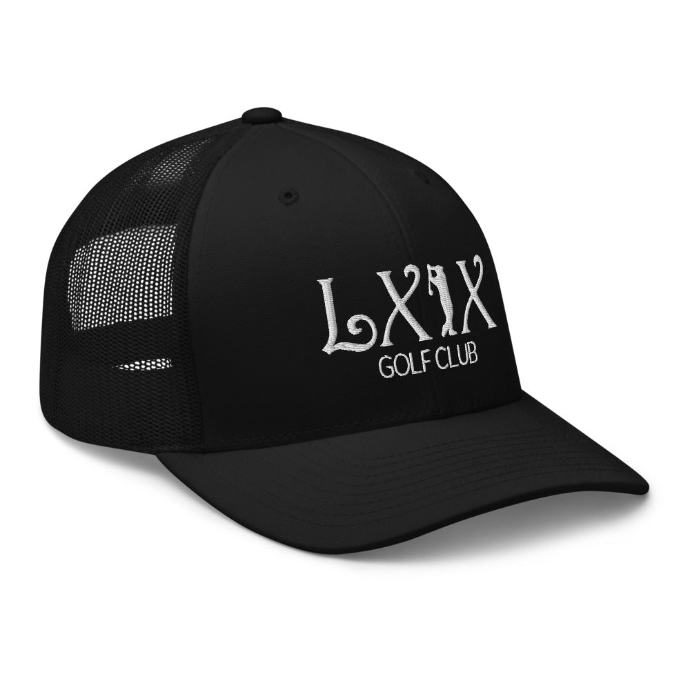 Curve Logo Trucker Cap - White Logo