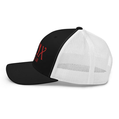 Curve Logo Trucker Cap - Red Logo